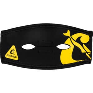 Cressi Pony Tail Neo Mask Strap Cover Mask (black/yellow)