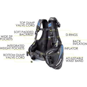 Cressi Travelight (black/blue) BCD