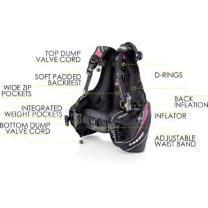 Cressi Travelight (black/pink) BCD